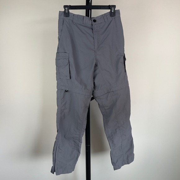 Magellan Outdoors Other - Magellan Outdoors Fish Gear Gray Convertible Zip Off Cargo Pants Mens Small S